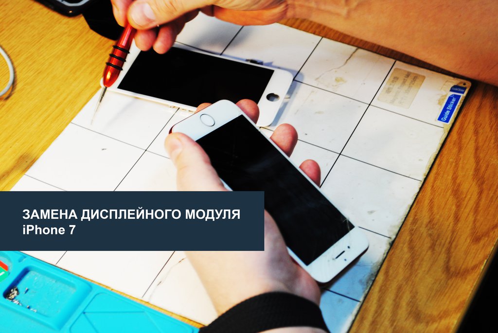 Замена дисплея на Apple iPhone 7 | Сервисный центр \"Сервис плюс\"